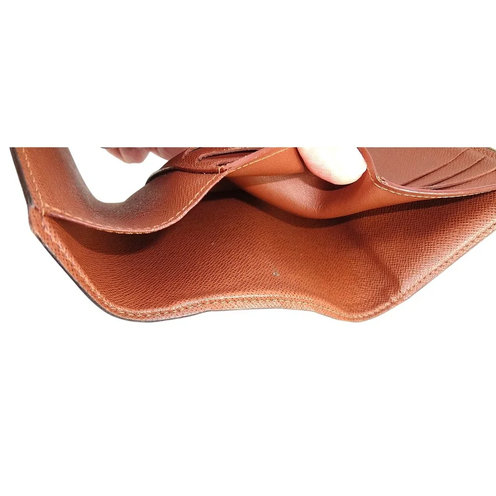 Louis Vuitton Monogram Victorine Armagnac Canvas Bi Fold‎ Wallet Brown Gold - Picture 7 of 13